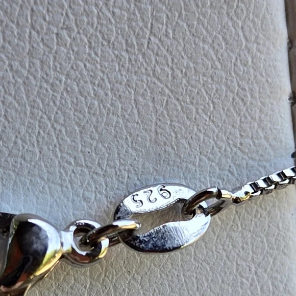 Sterling Silver 925 Necklace Silver 925 Blue Sunflower Opal  Pendant Necklace - Picture 13 of 17